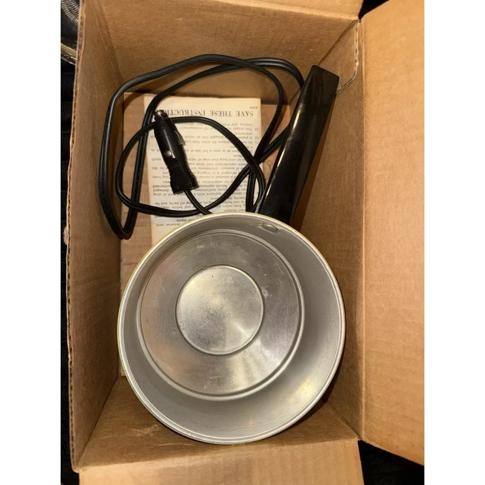 Vintage Travel-Mates Pot 'n Pop 12V Electric Saucepan‎ Popcorn Maker Empire 70s
